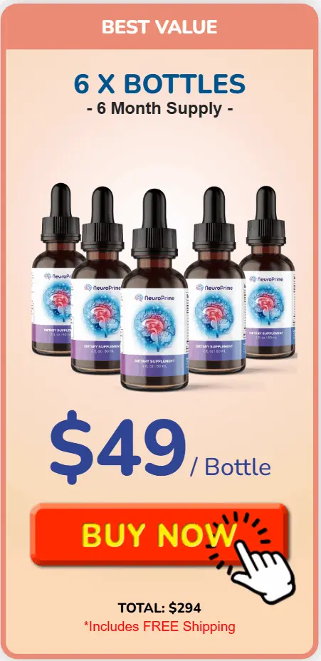 NeuroPrime 6 bottle price 
